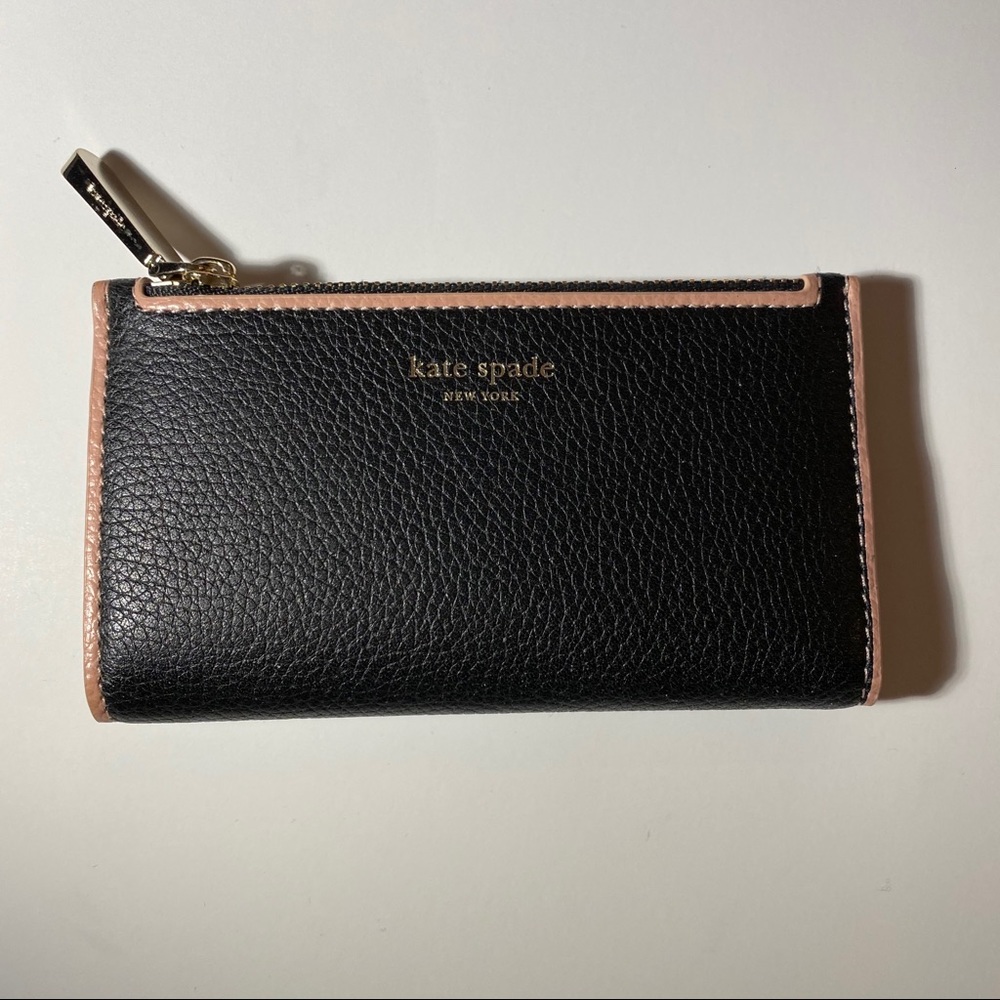 Kate Spade Neda Bay Street black wallet